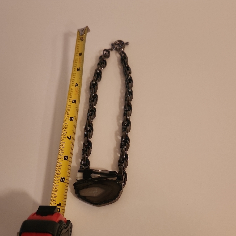 Multicolor Signed Chain Necklace - image 7